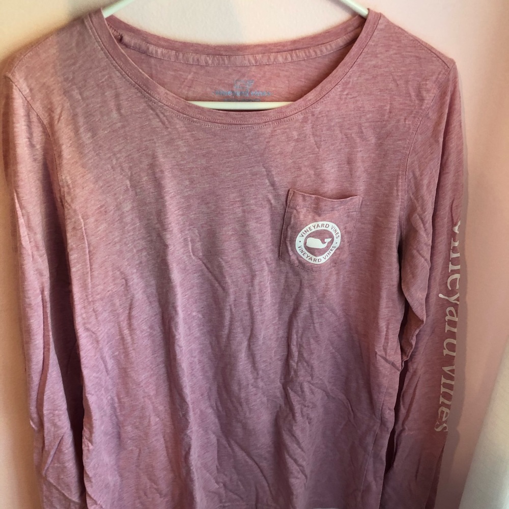 pink vineyard vines long sleeve